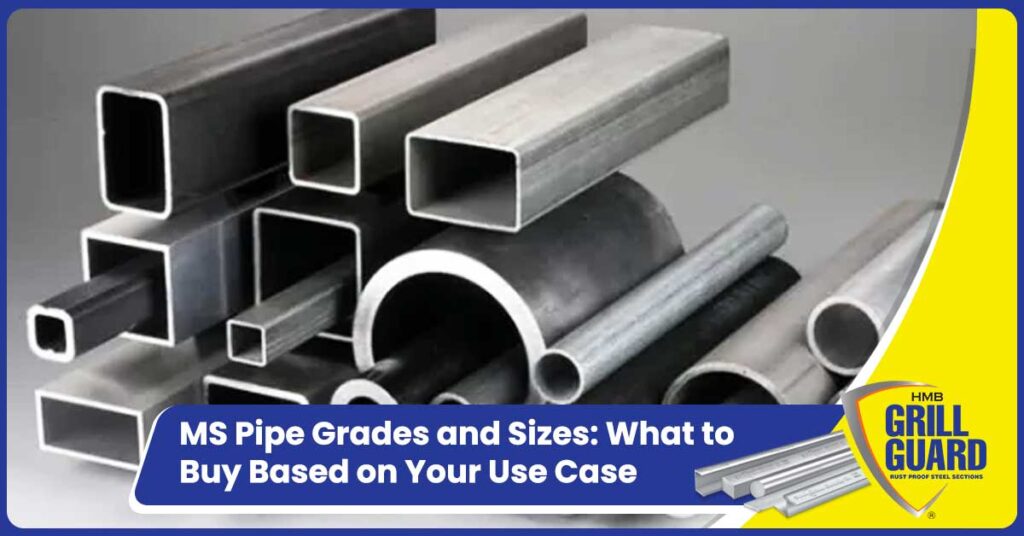 MS Pipe Grades and Sizes: What to Buy Based on Your Use Case   