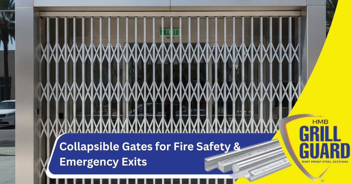 Fire​‍​‌‍​‍‌​‍​‌‍​‍‌ Safety & Emergency Exits: Why Collapsible Gates Are the Best Choice for Commercial Buildings
